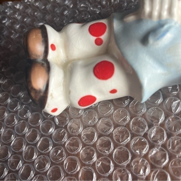 Vintage Porcelain Clown with Smiling Anamorphic Balloons - Marked Japan - Picture 7 of 9